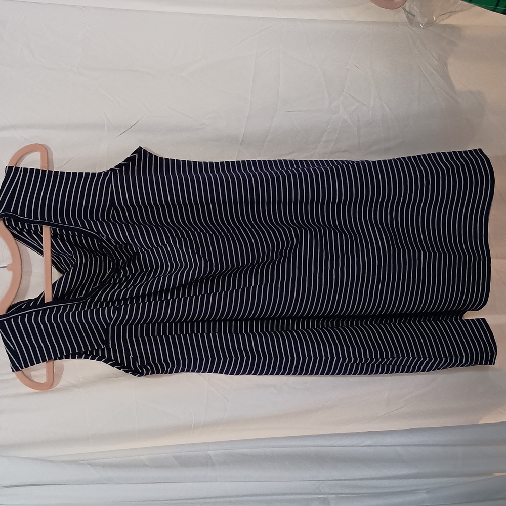 💸2/$20💸 Handmade Navy Stripes Dress PTP 25 XL